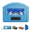 VEVOR Inflatable Paint Booth, 21 x 13 x 10 ft, Portable Spray Booth with 1100W Powerful Blower and Large Filter Cotton, Arched Roof Blow Up Painting Tent for Mid-Size Pickup Truck, Large Furniture