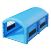 VEVOR Inflatable Paint Booth, 26 x 15 x 10 ft, Portable Spray Booth with 750W+950W Blowers and Large Filter Cotton, Arched Roof Blow Up Painting Tent for Full-Size Pickup Truck, Small Speedboat, Blue