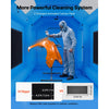 VEVOR Inflatable Paint Booth, 13.1 x 8.2 x 8.2 ft, Portable Spray Booth with 750W Powerful Blower and Large Filter Cotton, Blow Up Painting Tent for Bike, Motorcycle, and Small Furniture, Blue