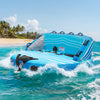 VEVOR Towable Tubes for Boating, 3-Rider Inflatable Towable Tube for Boat to Pull, 510 lbs Capacity Water Sports Boating Tubes - with Full Nylon Cover, Dual Tow Points, Safety Valve & Padded Handles