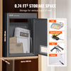 VEVOR Through The Wall Drop Box, Heavy Duty Steel Through The Wall Mailbox with 2.8-7.9" 13" Combination Lock, 12.5x6.3x16.9 Mail Drop Box, Dark Gray