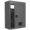 VEVOR Through The Wall Drop Box, Heavy Duty Steel Through The Wall Mailbox with 2.8-7.9" 13" Combination Lock, 12.5x6.3x16.9 Mail Drop Box, Dark Gray