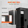 VEVOR Through The Wall Drop Box, Heavy Duty Steel Through the Wall Mailbox with 2.8-7.9" 13" Combination Lock, 13x7x17" Mail Drop Box, Black