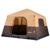 VEVOR Camping Tent, 6 Person Inflatable Cabin Tent with Rechargeable Pump, TPU Air Tube & 4 Large Mesh Windows, Portable Easy Setup Waterproof with Carry Bag for Family Outdoor Camping & Hiking, Beige