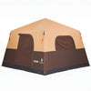 VEVOR Camping Tent, 6 Person Inflatable Cabin Tent with Rechargeable Pump, TPU Air Tube & 4 Large Mesh Windows, Portable Easy Setup Waterproof with Carry Bag for Family Outdoor Camping & Hiking, Beige