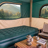 VEVOR Camping Tent, 6 Person Inflatable Cabin Tent with Rechargeable Pump, TPU Air Tube & 4 Large Mesh Windows, Portable Easy Setup Waterproof with Carry Bag for Family Outdoor Camping & Hiking, Green