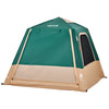 VEVOR Camping Tent, 4 Person Inflatable Cabin Tent with Rechargeable Pump, TPU Air Tube & 5 Large Mesh Windows, Portable Easy Setup Waterproof with Carry Bag for Family Outdoor Camping & Hiking, Green