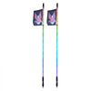 VEVOR 2 PCS 4 FT Whip Light, APP & RF Remote Control Led Whip Light, Waterproof 360° Spiral RGB Chasing Lighted Whips with 4 Flags, for UTVs, ATVs, Motorcycles, RZR, Can-am, Trucks, Off-road, Go-karts