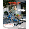 VEVOR Adult Tricycle 24 inch Trike for Adult 3 Wheel Cruiser Bike, with Cargo Basket, Adjustable Seat, and Double-Wall Wheel Rims, Carbon Steel Shopping Picnic Tricycles for Women, Men, Seniors