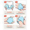 VEVOR Adult Briefs with Tabs, Super Absorbent Incontinence Briefs for Men and Women, Disposable Adult Diapers with Leakproof 3D Surround Guard & Wetness Indicator - M Size, 40 Count (4 Packs of 10)
