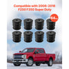 VEVOR Body Mount Bushing Kit, Compatible with 2008-2016 F250 F350 Super Duty, 64 PCS Silicone Body Mount Kit, Quick Replacement, Durable Components for Improving Bumpy Driving Performance, Black