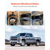 VEVOR Body Mount Bushing Kit, Compatible with 1999-2014 Chevy Silverado & Sierra 1500/2500, 24 PCS Polyurethane Body Mount Kit, Durable Components for Improving Bumpy Driving Performance, Black