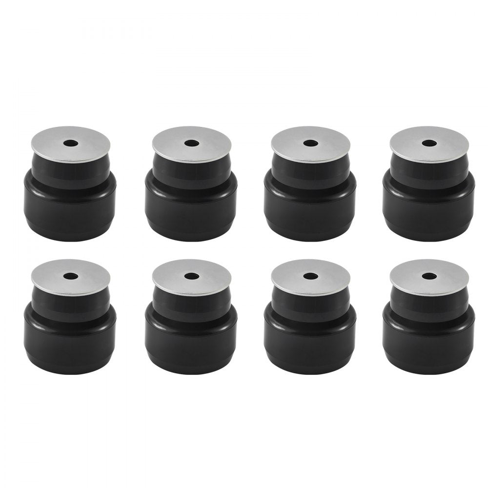 VEVOR Body Mount Bushing Kit, Compatible with 1999-2014 Chevy Silverado & Sierra 1500/2500, 24 PCS Polyurethane Body Mount Kit, Durable Components for Improving Bumpy Driving Performance, Black
