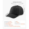 VEVOR Baseball Cap, Plain Baseball Hat with Breathable Pure Cotton Fabric, Adjustable Size, Blank 12 Pack Bulk Caps Ideal for Running, Workouts or Outdoor Activities, 12 Pcs, Black