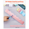 VEVOR Bulletin Board Borders, 6 Rolls 32.8 Feet Scalloped Bulletin Board Borders, Boho Rolled Border Trim with Wavy Line Design, Colorful Pastel Borders for School Classroom Party & Wall Decoration