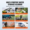 VEVOR 1000L/264 Gallon Water Storage Bladder, RV Water Tank, 1000D PVC Collapsible Water Storage Containers, Large Capacity Soft Water Bag, Portable Water Bladder, Fire Prevention, Camping, Emergency