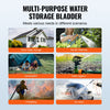 VEVOR 240L/63.4 Gallon Water Storage Bladder, Portable RV Water Tank, 1000D PVC Collapsible Water Storage Containers,  Soft Water Storage Bag, Water Bladder, Fire Prevention, Camping, Emergency Water
