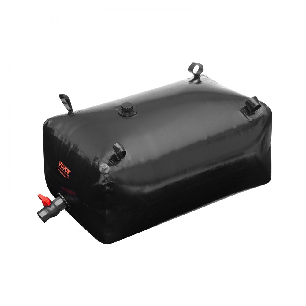VEVOR 240L/63.4 Gallon Water Storage Bladder, Portable RV Water Tank, 1000D PVC Collapsible Water Storage Containers,  Soft Water Storage Bag, Water Bladder, Fire Prevention, Camping, Emergency Water