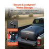 VEVOR Water Storage Bladder, 87.2 Gal Collapsible Water Storage Bag, Wear-Resistant 1000D PVC Soft Waters Bag, Leakproof Camping Tank Containers for Garden Irrigation RV Emergency Use, Black