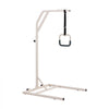 VEVOR Trapeze Bar for Bed Mobility, Height-Adjustable Free Standing Trapeze Bar with 2 Wheels, 300LBS Capacity Bed Pull Up Assist for Elderly Disabled, Ideal for Hospital, Nursing Home & Home Care
