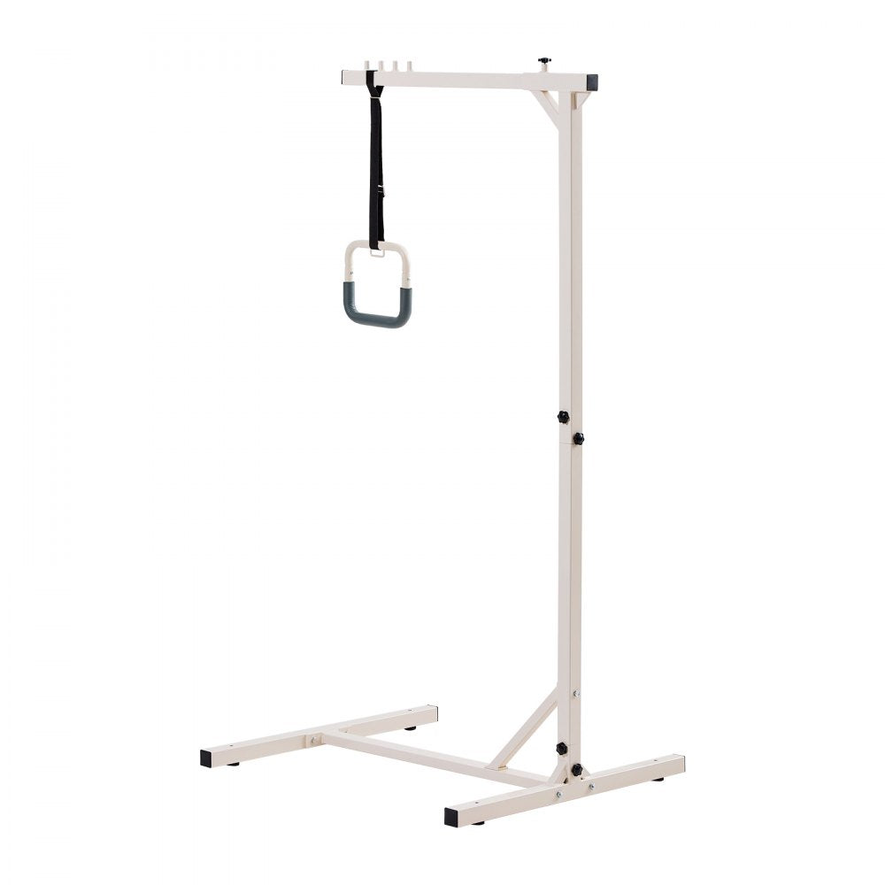 VEVOR Trapeze Bar for Bed Mobility, Heavy-Duty Steel Free Standing Trapeze Bar 250 LBS Weight Capacity, Hospital Bed Pull Up Assist for Elderly & Disabled, Ideal for Hospitals, Nursing Home, Home Care