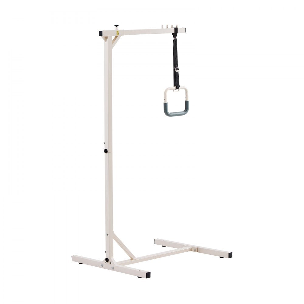 VEVOR Trapeze Bar for Bed Mobility, Heavy-Duty Steel Free Standing Trapeze Bar 250 LBS Weight Capacity, Hospital Bed Pull Up Assist for Elderly & Disabled, Ideal for Hospitals, Nursing Home, Home Care