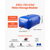 VEVOR Water Storage Bladder 63.4 Gallon Large Capacity Water Bag, Portable & Collapsible Soft Waters Container, Leakproof & Tear-Resistant PVC Emergency Waters Storage Tank for RV Truck & Outdoor Use