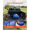 VEVOR Water Storage Bladder, 87.2 Gal Collapsible Water Storage Bag, Wear-Resistant 1000D PVC Soft Waters Bag, Leakproof Camping Tank Containers for Garden Irrigation RV Emergency Use, Blue