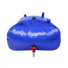 VEVOR 330L/87 Gallon Water Storage Bladder, RV Water Tank, 1000D Blue PVC Collapsible Water Storage Containers, Large Capacity Soft Water Bag, Portable Water Bladder, Fire Prevention, Camping