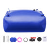 VEVOR 400L/105.7 Gallon Water Storage Bladder, RV Water Tank, 1000D Blue PVC Collapsible Water Storage Containers, Large Capacity Soft Water Bag, Portable Water Bladder, Fire Prevention, Camping