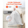 VEVOR Drawstring Trash Bags, 13 Gallon 110 Count Tall Kitchen Trash Bags, Extra Thick Fresh Scent Garbage Bag, Recyclable Bin Bag with Drawstrings, for Home Kitchen, Office, RV and Camping (White)