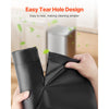 VEVOR Drawstring Trash Bags, 30 Gallon 50 Count Tall Kitchen Trash Bags, Extra Thick Tough and Durable Garbage Bag, Recyclable Bin Bag with Drawstrings, for Home Kitchen, Office, RV & Camping (Black)