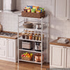 VEVOR Stainless Steel Shelving 5-Tier 31.5 x 15.8 x 70.9 in Storage Rack, for Kitchen Pantry Garage, 1500 lb Total Capacity Heavy-Duty Organizer with 3-Level Adjustable Shelves, 6 Hook, Leveling Feet