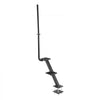 VEVOR Boat Trailer Steps, 2-Step, Heavy-Duty Boat Trailer Steps with Handle, Non-Slip Surface, 3 Mounting Angle Options, Carbon Steel Ladder Suitable for 3" x 3"/3" x 5"/4" x 4" Frame, Bottom Mounting