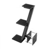 VEVOR Boat Trailer Steps, 3-Step, Heavy-Duty Boat Trailer Steps with Handle, Non-Slip Surface, 3 Mounting Angle Options, Carbon Steel Ladder Suitable for 3" x 3"/3" x 5"/4" x 4" Frame, Side Mounting