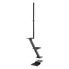 VEVOR Boat Trailer Steps, 3-Step, Heavy-Duty Boat Trailer Steps with Handle, Non-Slip Surface, 3 Mounting Angle Options, Carbon Steel Ladder Suitable for 3" x 3"/3" x 5"/4" x 4" Frame, Bottom Mounting