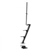 VEVOR Boat Trailer Steps, 4-Step, Heavy-Duty Boat Trailer Steps with Handle, Non-Slip Surface, 3 Mounting Angle Options, Carbon Steel Ladder Suitable for 3" x 3"/3" x 5"/4" x 4" Frame, Bottom Mounting