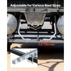 VEVOR Boat Trailer Guides, 1.2 in Adjustable Width Trailers Guide, 2PCS High-Hardness Steel Trailer Guide-Ons with Thick Support Pads, Fits L-Beam, Box or C-Channel Bunk-Style Pontoon Trailers