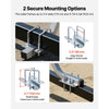 VEVOR Boat Trailer Guides, 1.2 in Adjustable Width Trailers Guide, 2PCS High-Hardness Steel Trailer Guide-Ons with Thick Support Pads, Fits L-Beam, Box or C-Channel Bunk-Style Pontoon Trailers