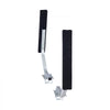 VEVOR Boat Trailer Guides, 1.2 in Adjustable Width Trailers Guide, 2PCS High-Hardness Steel Trailer Guide-Ons with Thick Support Pads, Fits L-Beam, Box or C-Channel Bunk-Style Pontoon Trailers