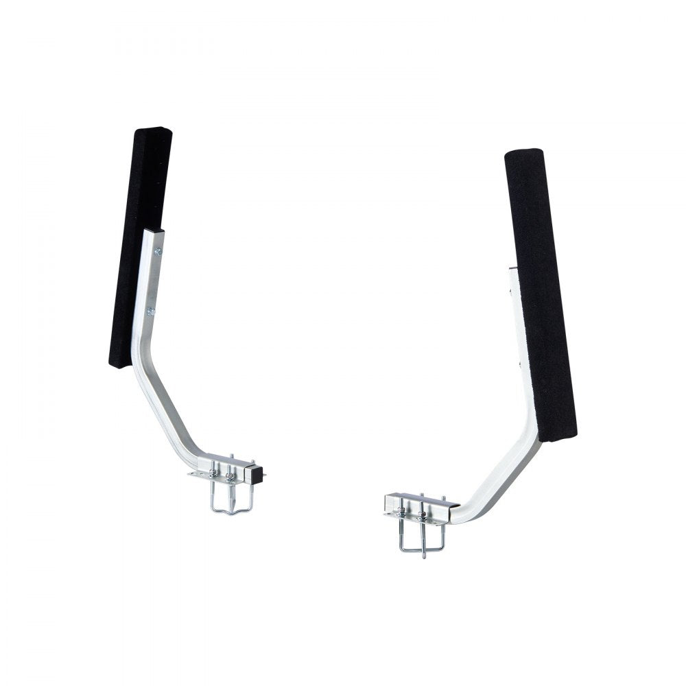 VEVOR Boat Trailer Guides, 1.2 in Adjustable Width Trailers Guide, 2PCS High-Hardness Steel Trailer Guide-Ons with Thick Support Pads, Fits L-Beam, Box or C-Channel Bunk-Style Pontoon Trailers