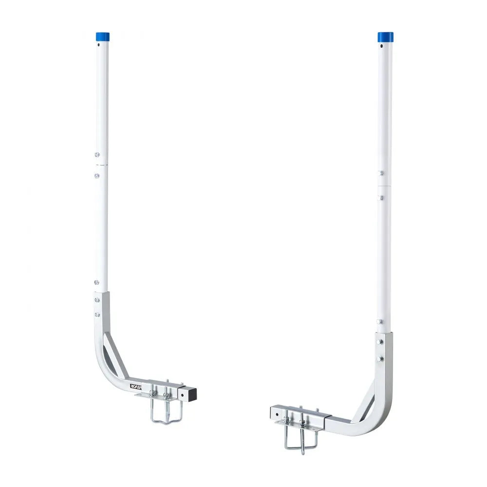 VEVOR Boat Trailer Guides, 30.5 in/47.5 in Height Guide Poles, 2PCS High-Hardness Steel Trailer Guide-Ons, Adjustable Guide Poles with PVC Pipes, for Ski Boats, Compact Fishing Boats, Small Sailboat