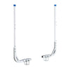 VEVOR Boat Trailer Guides, 30.5 in/47.5 in Height Guide Poles, 2PCS High-Hardness Steel Trailer Guide-Ons, Adjustable Guide Poles with PVC Pipes, for Ski Boats, Compact Fishing Boats, Small Sailboat