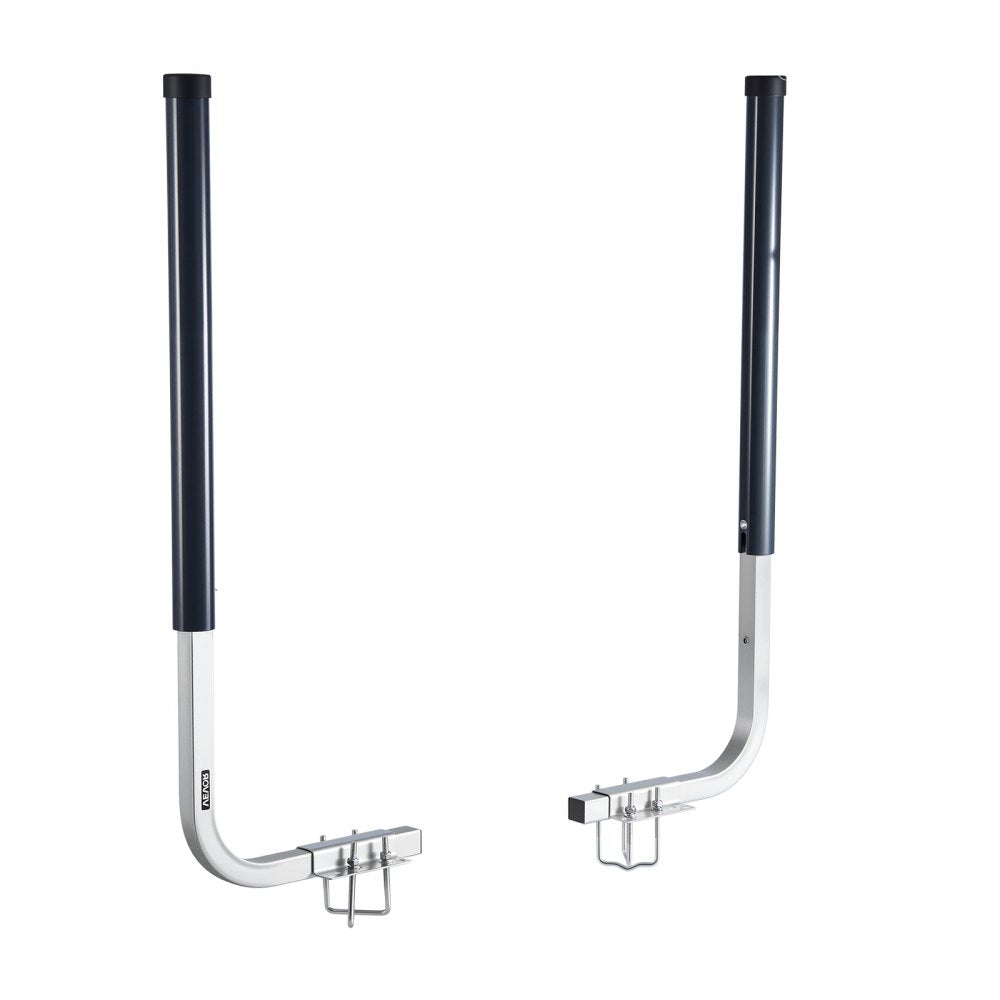 VEVOR Boat Trailer Guides, 40 in/48 in Height Guide Poles, 2PCS High-Hardness Steel Trailer Guide-Ons, Adjustable Guide Poles with PVC Pipes, for Ski Boats, Compact Fishing Boats, Small Sailboat