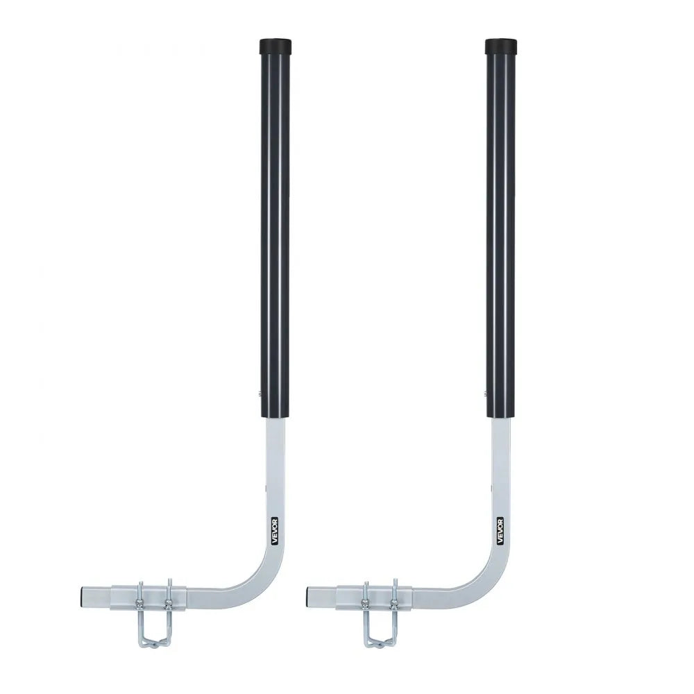 VEVOR Boat Trailer Guides, 40 in/48 in Height Guide Poles, 2PCS High-Hardness Steel Trailer Guide-Ons, Adjustable Guide Poles with PVC Pipes, for Ski Boats, Compact Fishing Boats, Small Sailboat