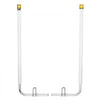 VEVOR Boat Trailer Guide, 65.7 in with LED Light Trailer Guide Poles, 2PCS High-Hardness Steel Guide-Ons, Wide Adjustable Trailers Guides with PVC Pipes, for Ski Boat, Fishing Boat, Sailboat Trailers