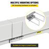 VEVOR Boat Trailer Guide-on, 22\", 2PCS Steel Trailer Post Guide ons, with White PVC Tube Covers, Complete Mounting Accessories Included, for Ski Boat, Fishing Boat or Sailboat Trailer
