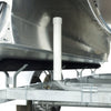 VEVOR Boat Trailer Guide-on, 22\", 2PCS Steel Trailer Post Guide ons, with White PVC Tube Covers, Complete Mounting Accessories Included, for Ski Boat, Fishing Boat or Sailboat Trailer