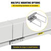 VEVOR Boat Trailer Guide-on, 60\", 2PCS Steel Trailer Post Guide ons, with White PVC Tube Covers, Complete Mounting Accessories Included, for Ski Boat, Fishing Boat or Sailboat Trailer