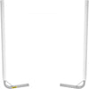 VEVOR Boat Trailer Guide-on, 60\", 2PCS Steel Trailer Post Guide ons, with White PVC Tube Covers, Complete Mounting Accessories Included, for Ski Boat, Fishing Boat or Sailboat Trailer